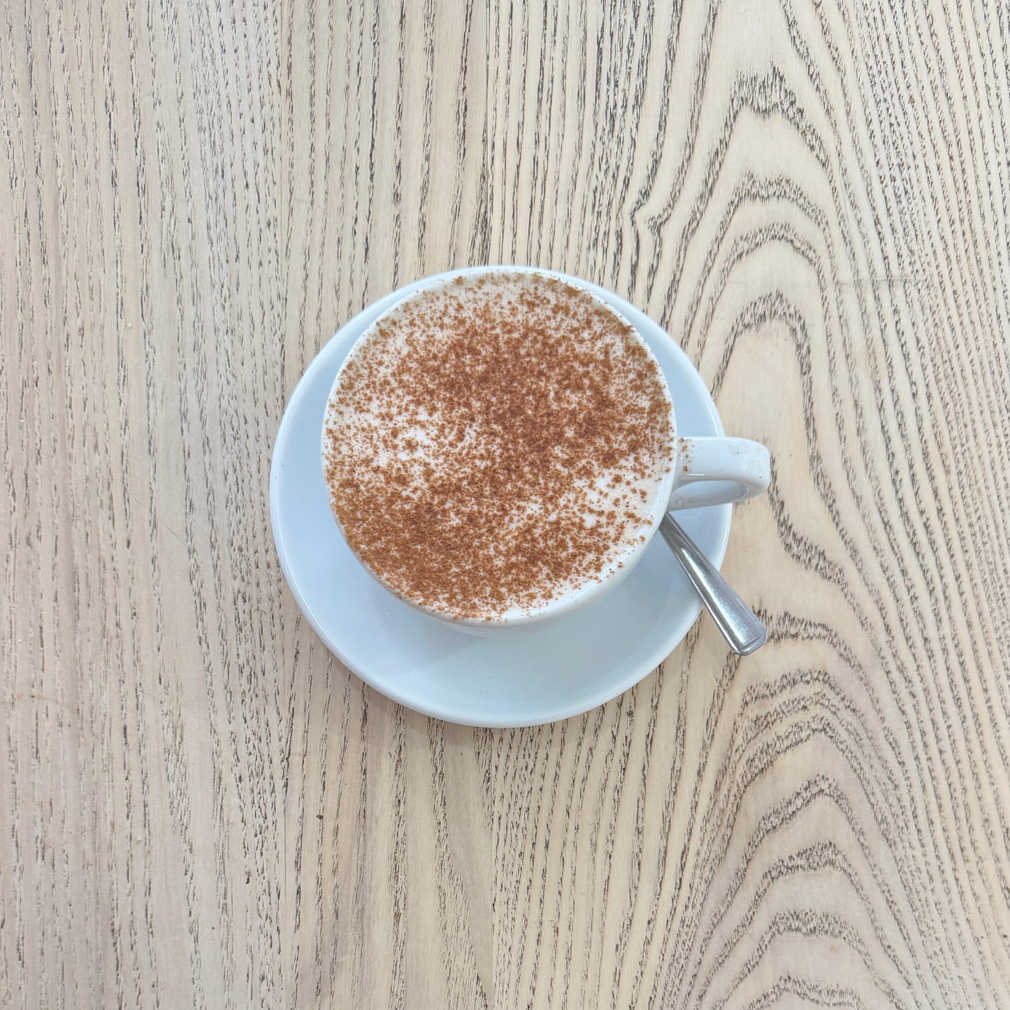Chai Latte in a mug at the Heath Street Bakehouse